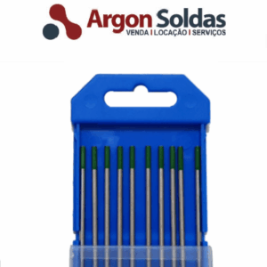 ELETRODO TUNGSTENIO PURO 4MM X 6" VERDE
