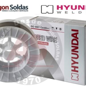 ARAME TUBULAR INOX AWS A5.22 E308LT1-1 HYUNDAI 1,2MM 15KG
