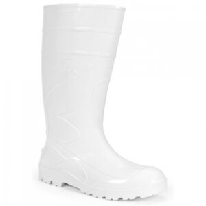 BOTA IMPERMEAVEL PVC CANO LONGO BRANCA FUJIWARA 38CM N35