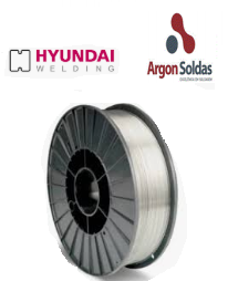ARAME TUBULAR INOX AWS A5.22 E316LT1-1 HYUNDAI 1,2MM 15KG