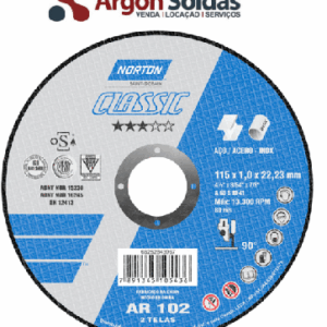 DISCO CORTE NORTON CLASSIC 114,3 X 1,6 X 22,22