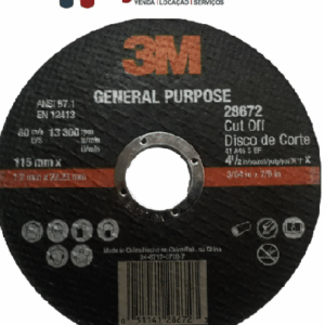 DISCO CORTE 3M GP A30 180X3X22,2MM