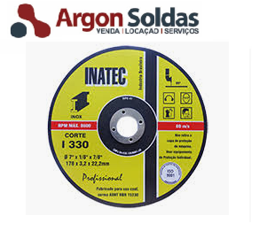 DISCO CORTE INATEC INOX I330 7 X 1/8 X 7/8