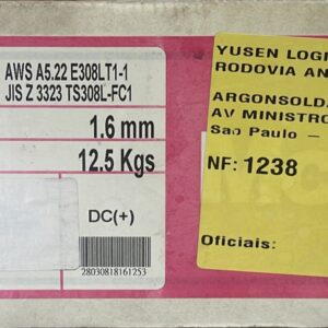 ARAME TUBULAR INOX 308L MCKAY 1,6MM 12,5KG
