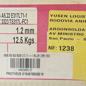 ARAME TUBULAR INOX 317LT1-1 MCKAY 1,2MM 12,5KG