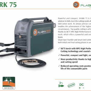 PLASMATECH SHARK 75 400V 3PH COM TOCHA SK75 6M