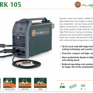 PLASMATECH SHARK 105 400V 3PH COM TOCHA SK125 6M
