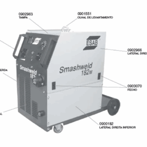 FONTE MIG ESAB SMASHWELD 182M