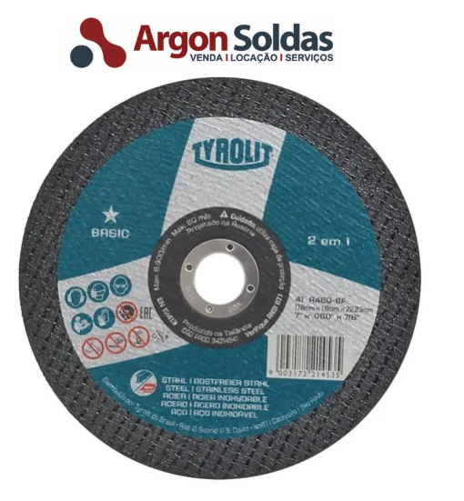 DISCO CORTE 41C 178X1,6X22,23 A46QBF TYROLIT BASIC