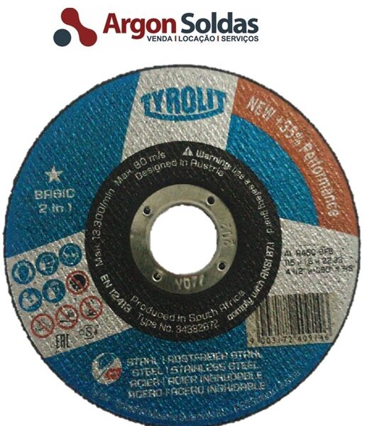 DISCO CORTE 41C 115X1,6X22,23 A46QBFB TYROLIT TYROLUTION BASIC
