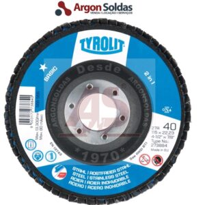 DISCO FLAP 28XLA 115X22,2 ZA40Q-B TYROLIT STANDARD