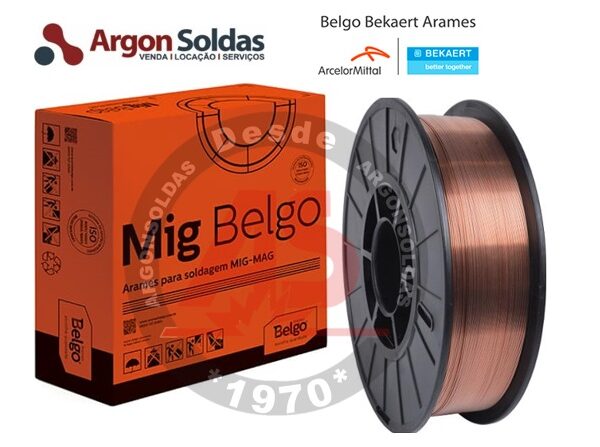 ARAME MIG AWS A5.18 ER70S-6 0,9MM BELGO 15KG