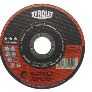 DISCO CORTE 41F 115X1,0X22,23 A60RBFP TYROLIT PREMIUM