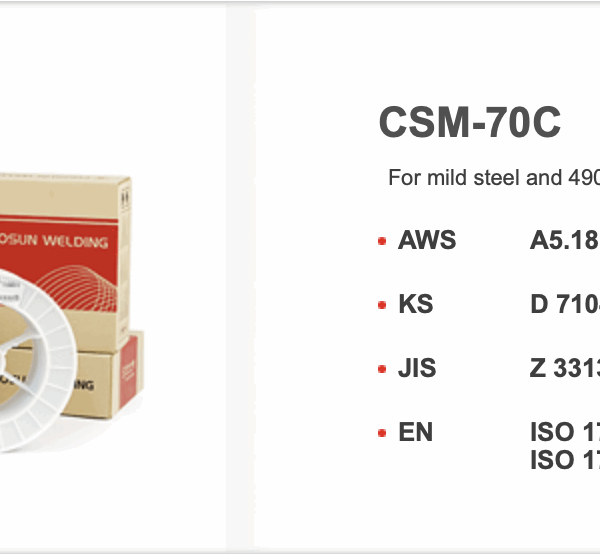 ARAME METALCORED AWS A5.18 E70C 6M CHOSUN 1,6MM 200KG