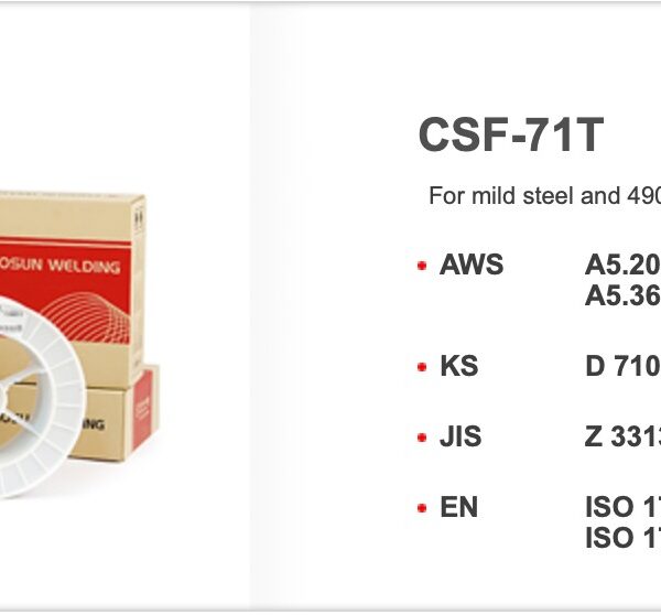 ARAME TUBULAR AWS A5.20 E71T-1C CHOSUN 1,2MM 15KG