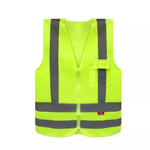 COLETE REFLETIVO 1 BOLSO LISO AMARELO TAM XG